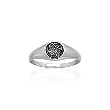Celtic Knotwork Sterling Silver Ring TRI066 - Jewelry